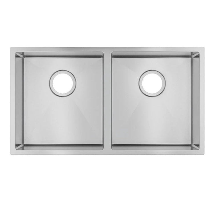 Hand‑Made Double Bowl Kitchen Sink – 820 × 457 × 230 mm