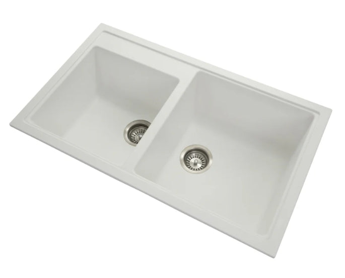 Carysil Double Bowl Granite Sink – 860 x 500 x 205mm