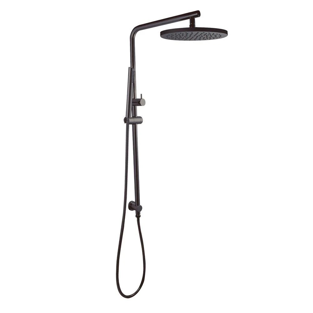 Round Multi Function Twin Rail Shower (Top inlet)