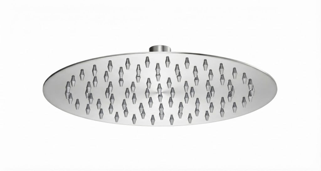 Super-Slim Round Rainfall Shower Head 250mm