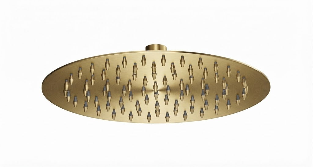 Super-Slim Round Rainfall Shower Head 250mm