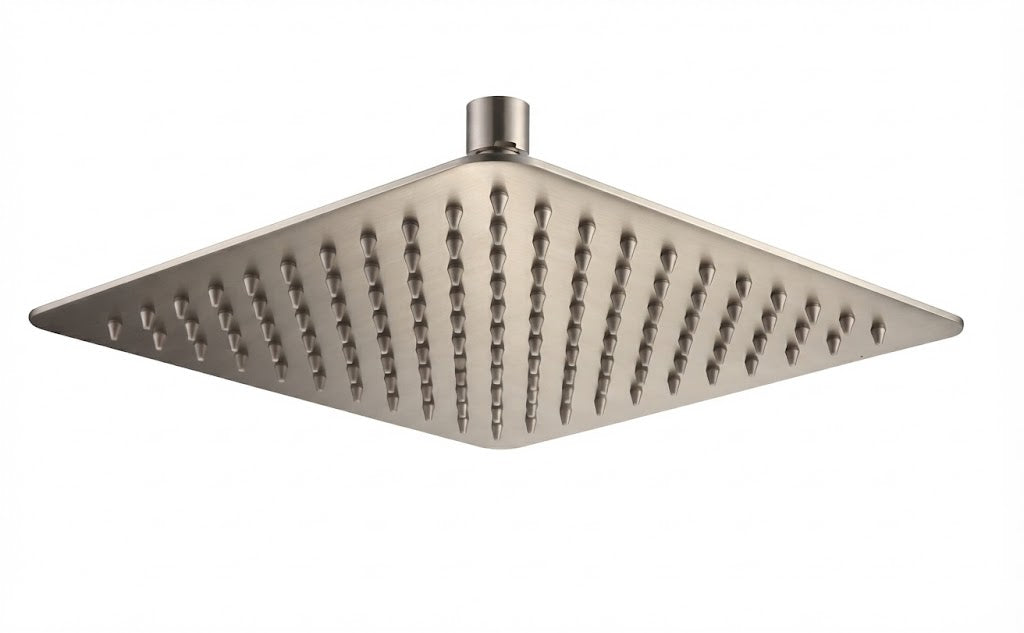 Super-Slim Square Rainfall Shower Head 250mm