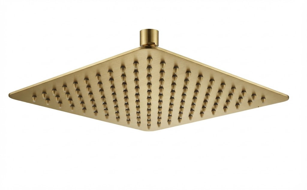 Super-Slim Square Rainfall Shower Head 250mm