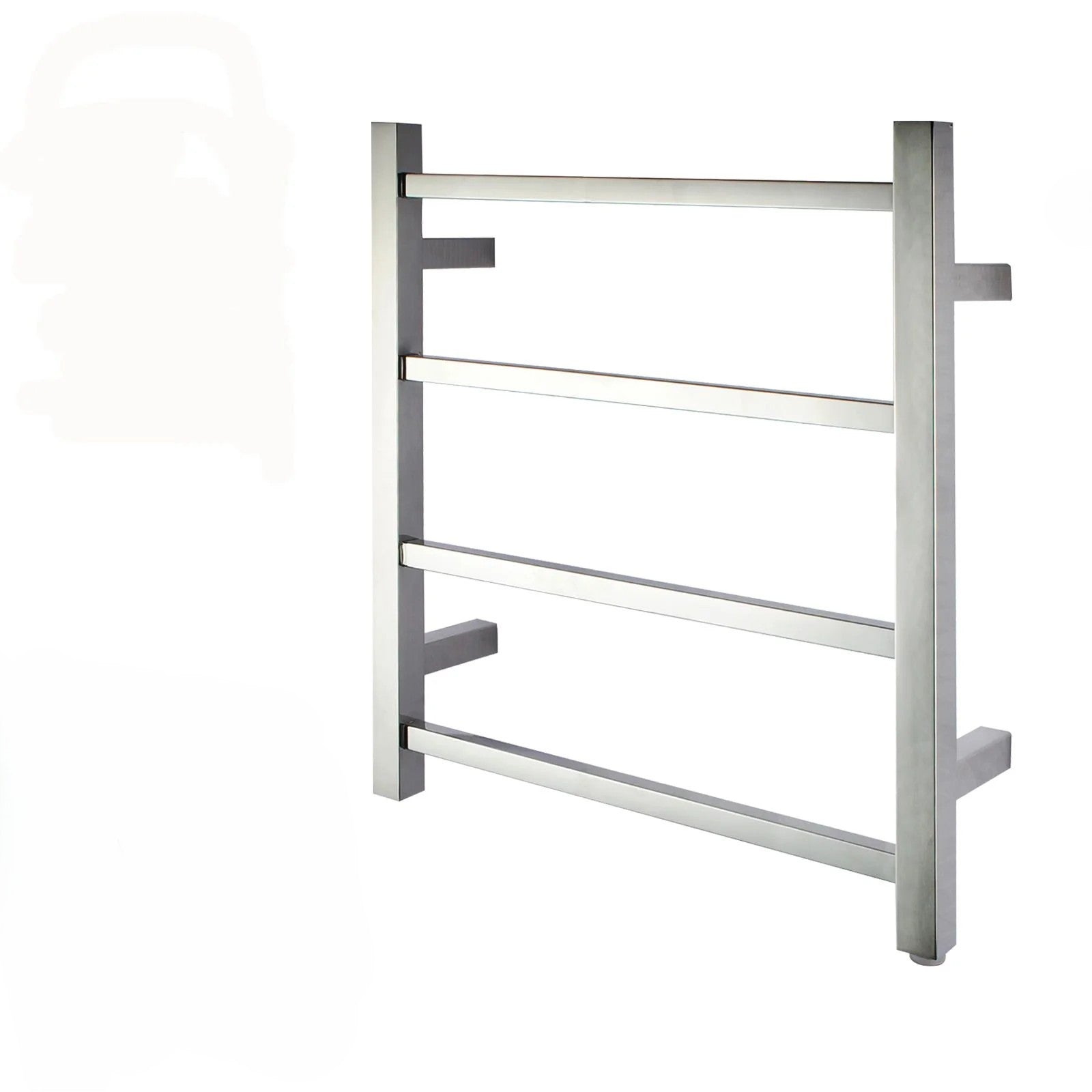 Square 4-Bar Electric Heated Towel Rail