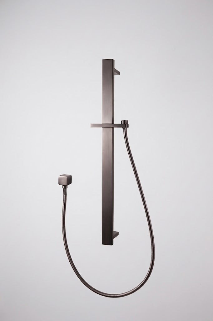 Square Sliding Shower Rail with Hose