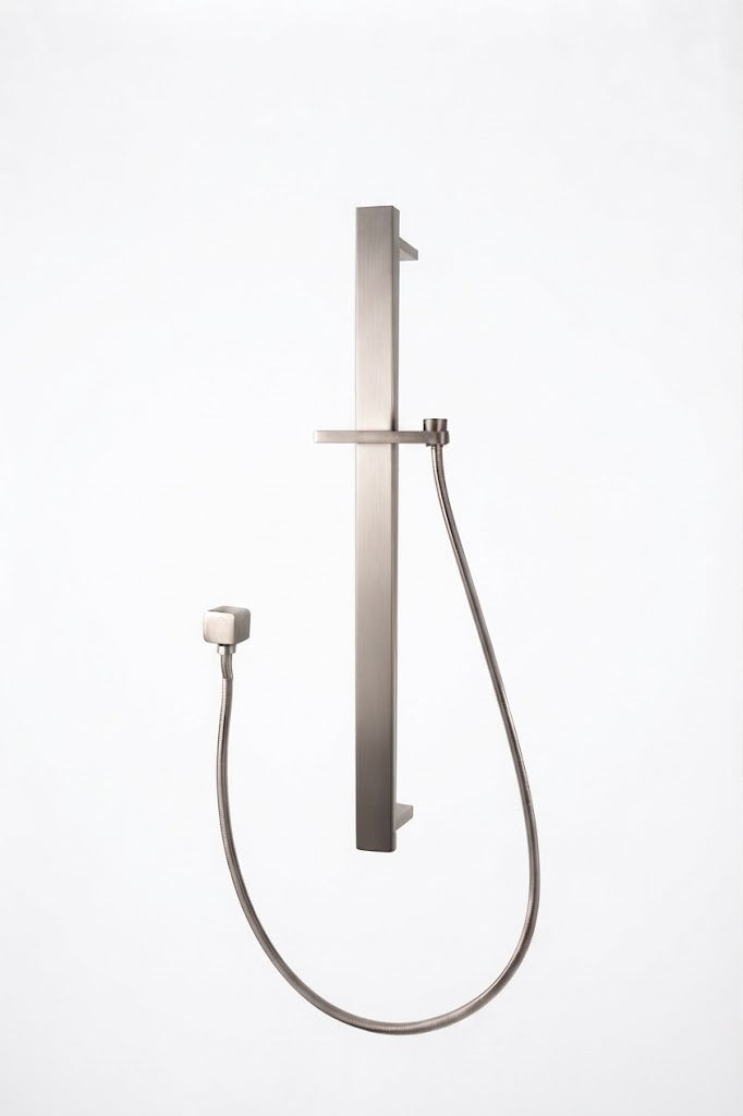 Square Sliding Shower Rail with Hose