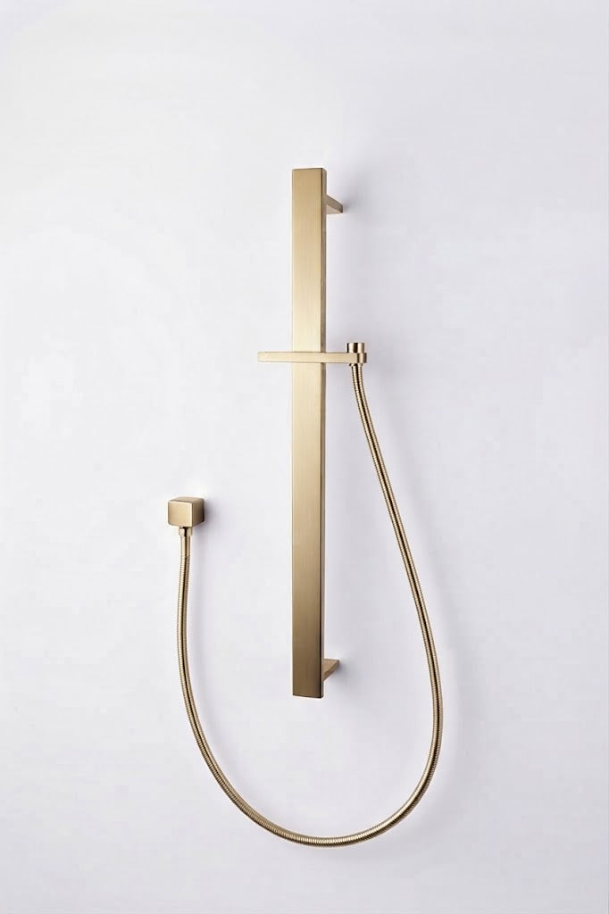Square Sliding Shower Rail with Hose