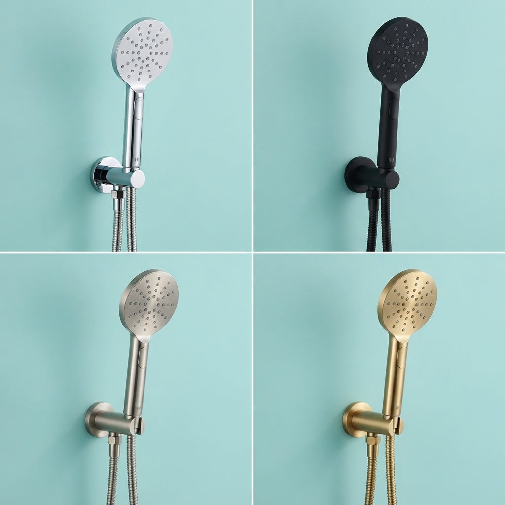 Luana Interiors - Round Handheld shower head