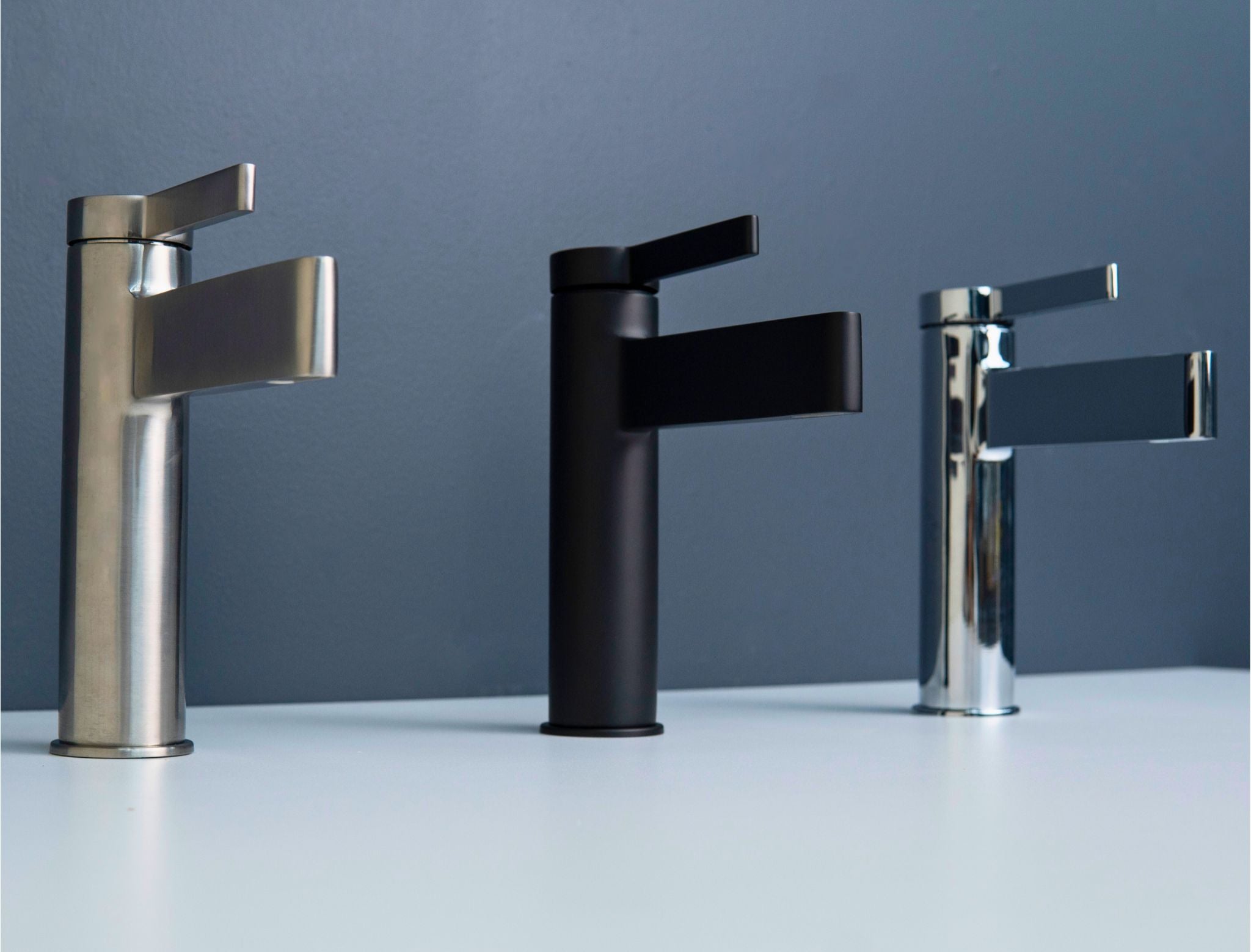 Luana Interiors - Deck Mount Basin Mixer in 3 Selectable Colors