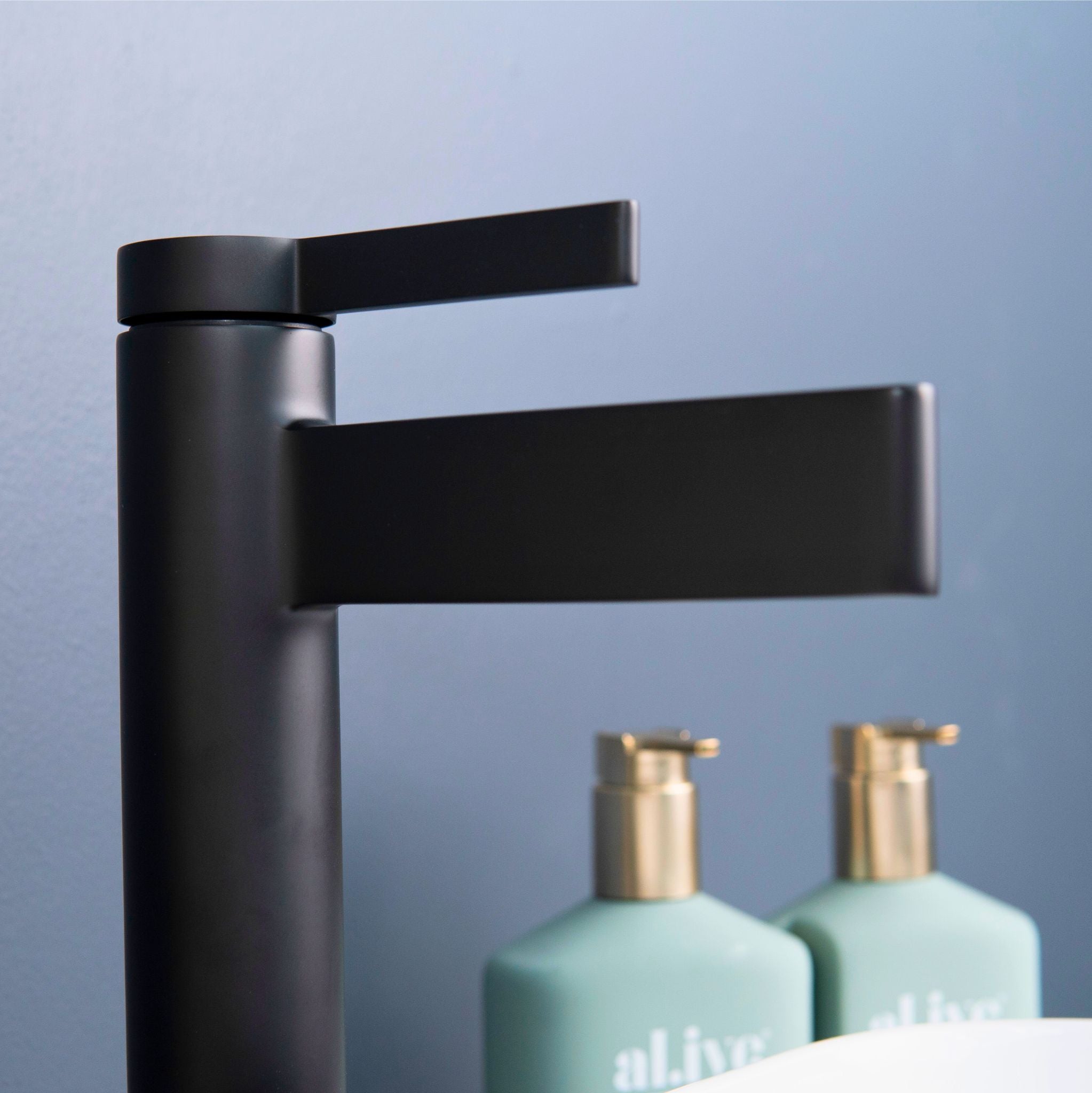 Luana Interiors - Deck Mount Basin Mixer in 3 Selectable Colors (Tall)