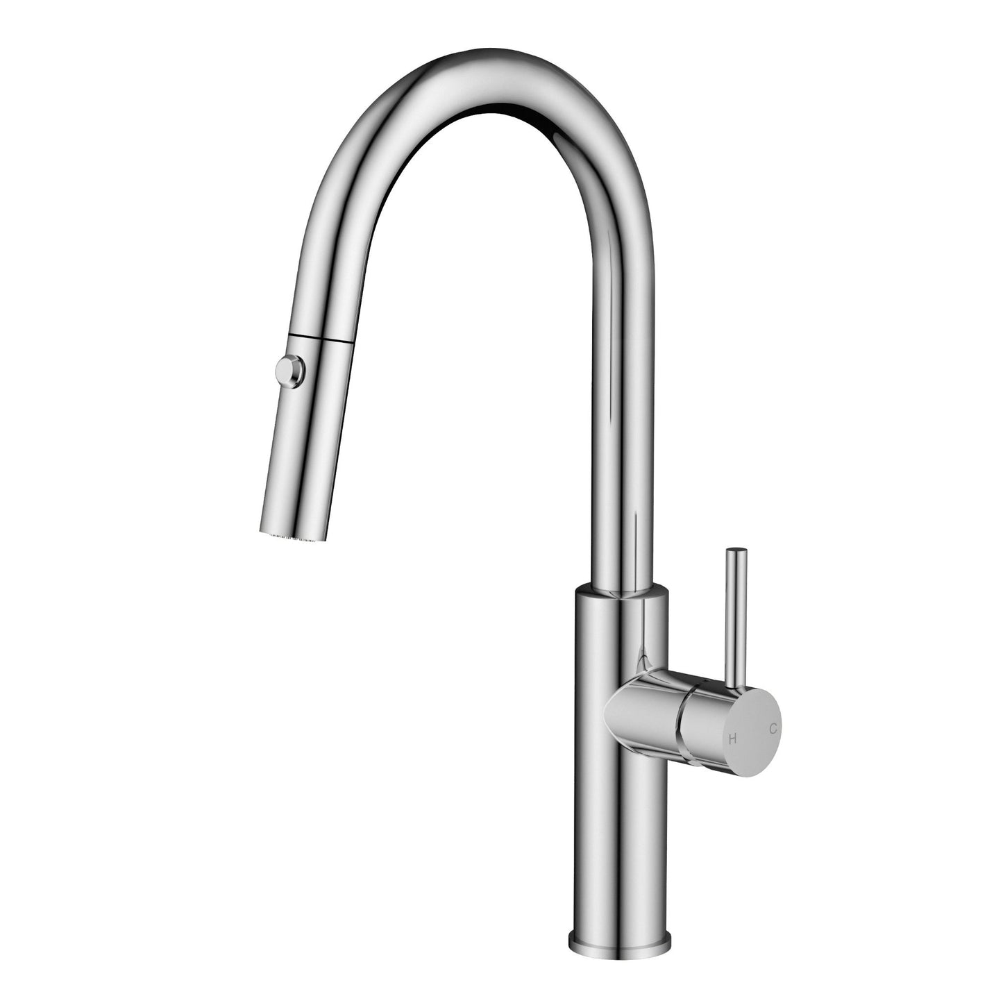 Luana Interiors - Kitchen Laundry Sink Mixer in Matte Black (Swivel & Pull Out)