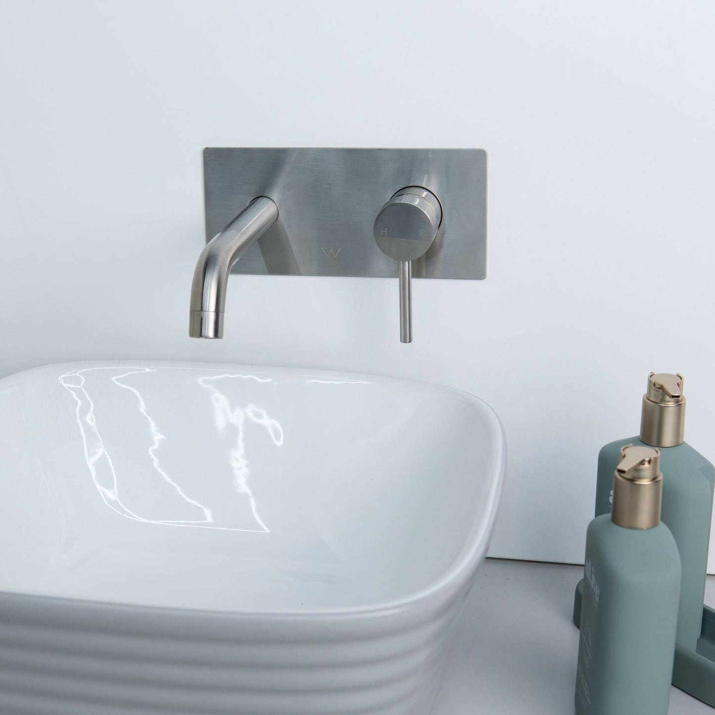 Luana Interiors - Wall Mount Basin Mixer Tap in 3 Selectable Colors