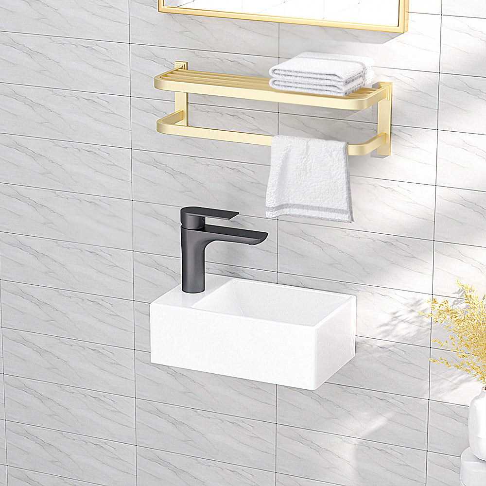 Luana Interiors - Wall Hung Basin One Tap Hole (295x185x95)