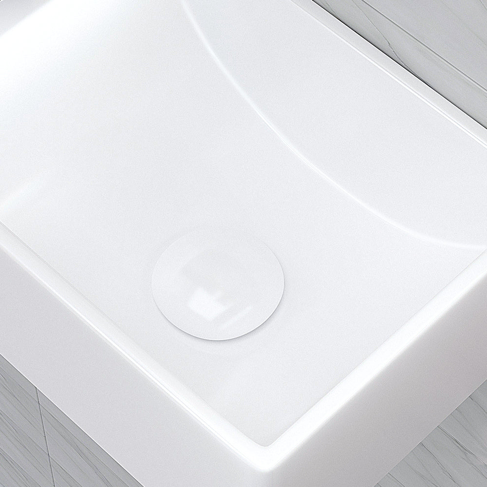Luana Interiors - Wall Hung Basin One Tap Hole (295x185x95)