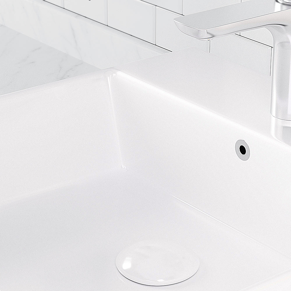 Luana Interiors - Counter Top Basin with One Tap Hole (400mm*420mm*150mm)