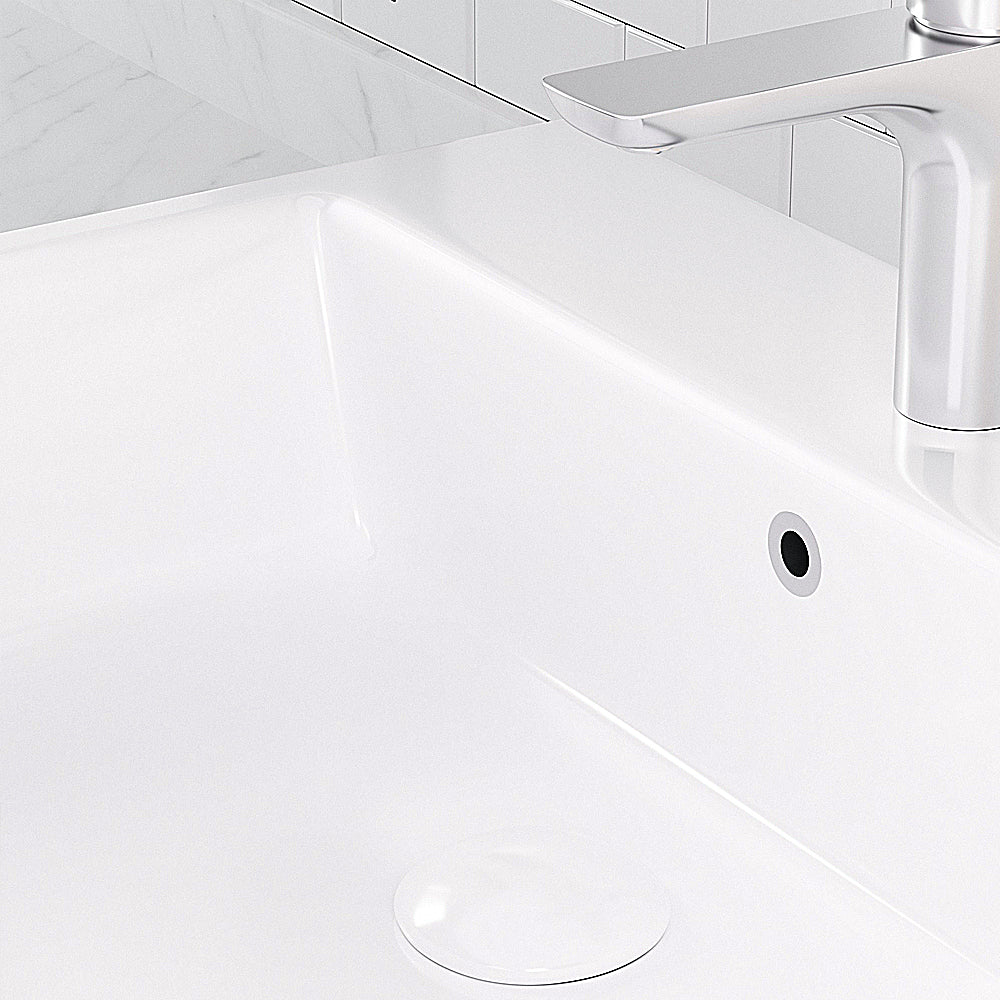 Luana Interiors - Counter Top Basin with One Tap Hole (535mm*420mm*155mm)