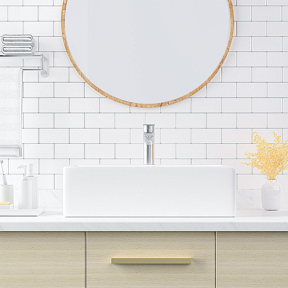 Luana Interiors - Counter Top Basin with One Tap Hole (535mm*420mm*155mm)